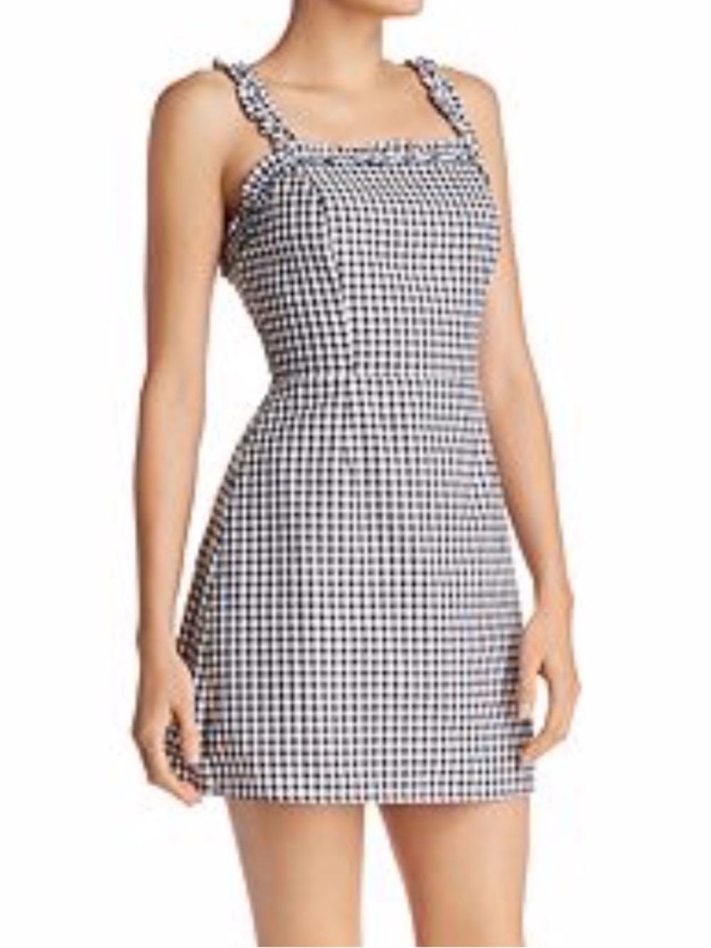 Lost + Wander Mimosa Ruffle Plaid Dress Sz Med